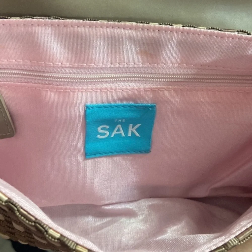 The Sak Basketweave Purse small with‎ chain handle
